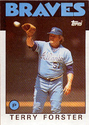 1986 Topps Baseball Cards      363     Terry Forster